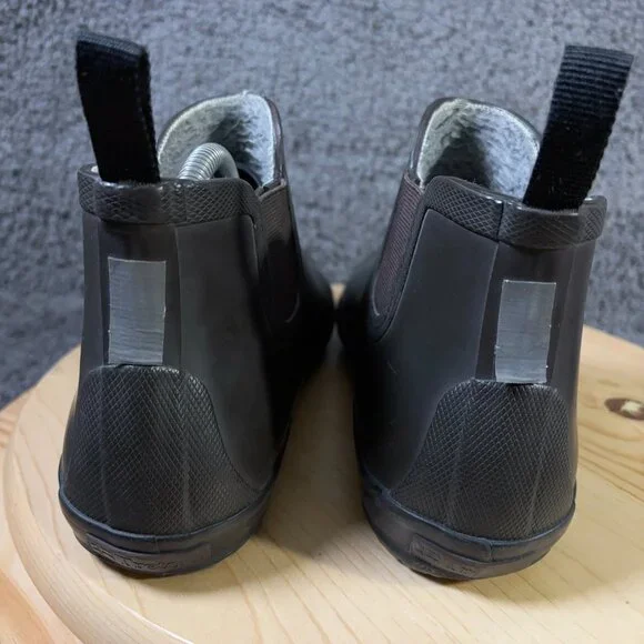Tretorn Chelsea Rain Boots Womens Size 10 Brown Pull On Waterproof Wool Lined - Picture 4 of 7